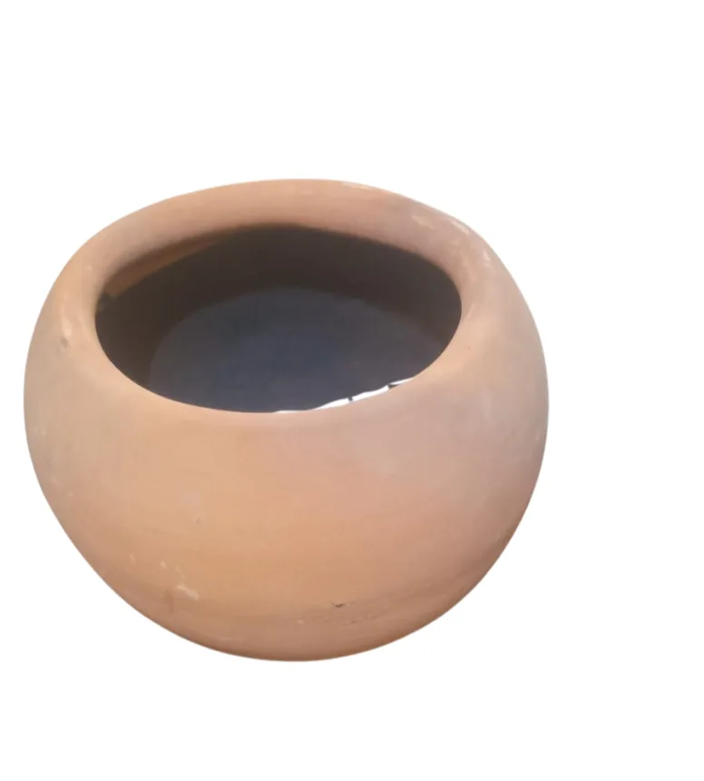 Maceta de barro (Esfera) (30x33)